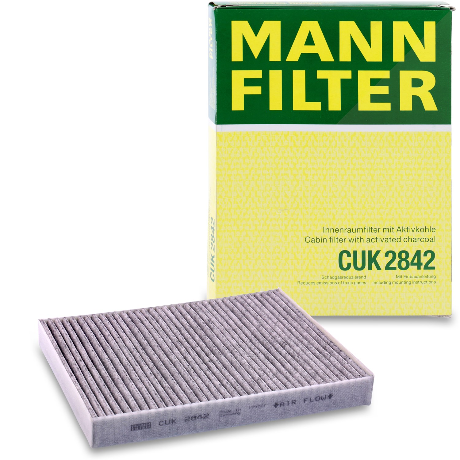 Mann-filter Filter, Innenraumluft [Hersteller-Nr. CUK2842] für Audi, VW, Porsche