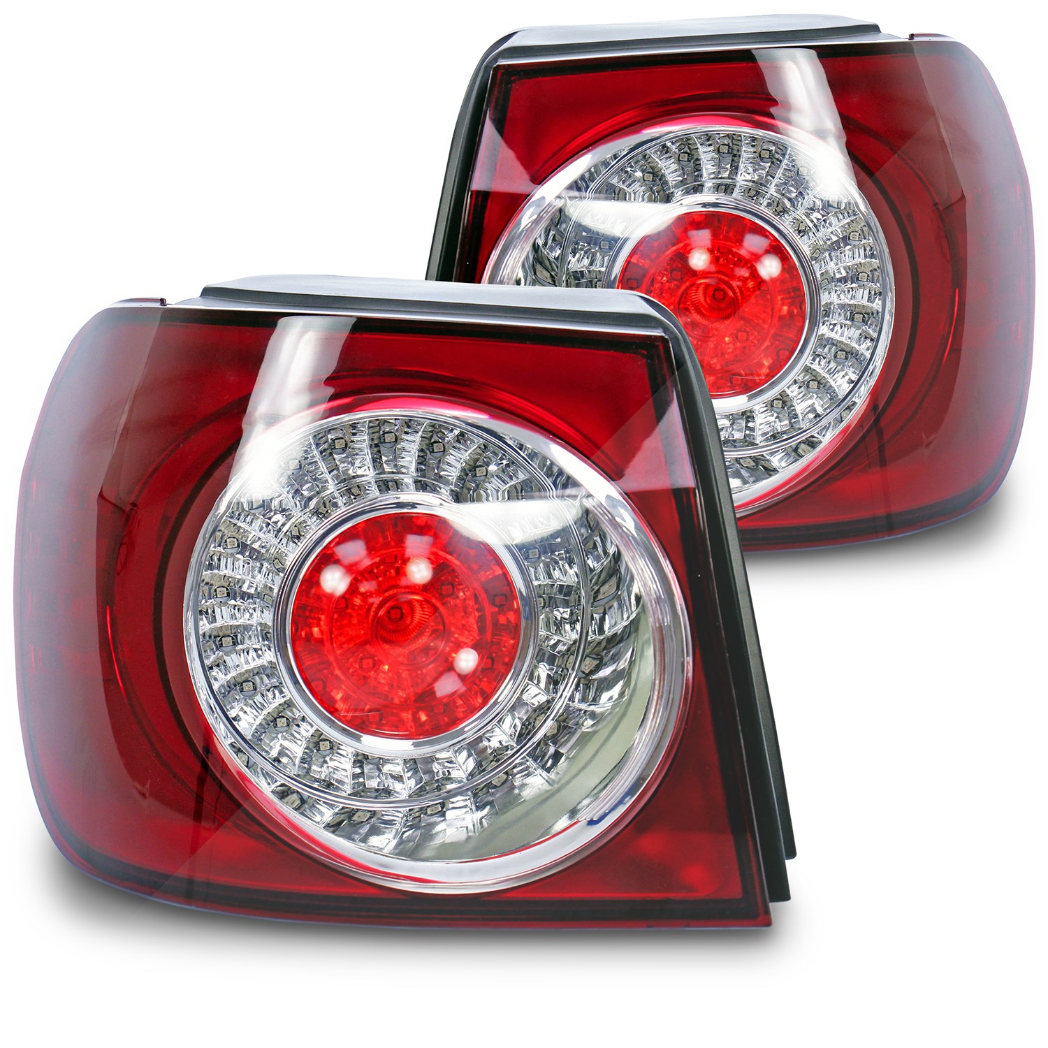 Bestprice 2x Heckleuchte LED außerer Teil mit Lampenträger [Hersteller-Nr. 34001090] für VW