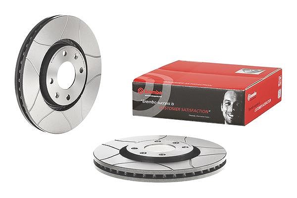 Brembo Bremsscheibe Vorderachse Belüftet [Hersteller-Nr. 09.9619.75] für Vauxhall, Toyota, Citroën, Ds, Peugeot, Opel