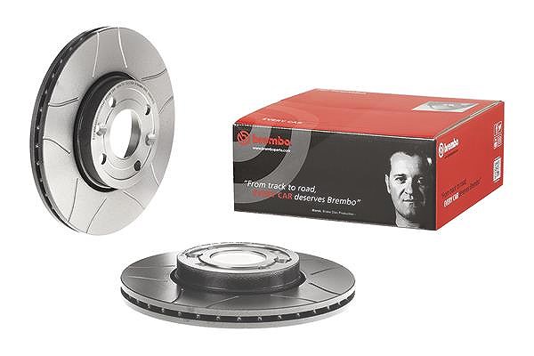 Brembo Bremsscheibe Vorderachse Belüftet [Hersteller-Nr. 09.9078.75] für Dacia, Nissan, Renault, Lada