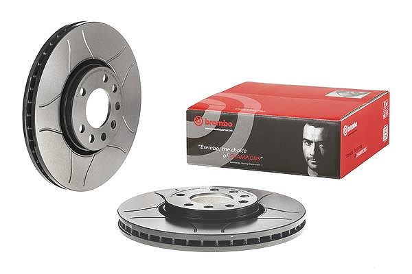 Brembo Bremsscheibe Vorderachse Belüftet [Hersteller-Nr. 09.9162.75] für Chevrolet, Saab, Opel, Vauxhall, Cadillac