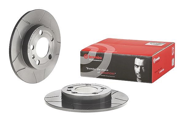 Brembo Bremsscheibe Hinterachse Voll [Hersteller-Nr. 08.9148.75] für VW, Skoda, Audi