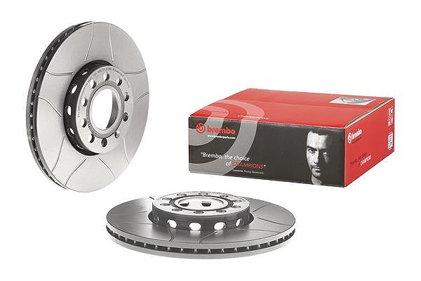 Brembo Bremsscheibe Vorderachse Belüftet [Hersteller-Nr. 09.5745.76] für Skoda, VW, Seat, Audi
