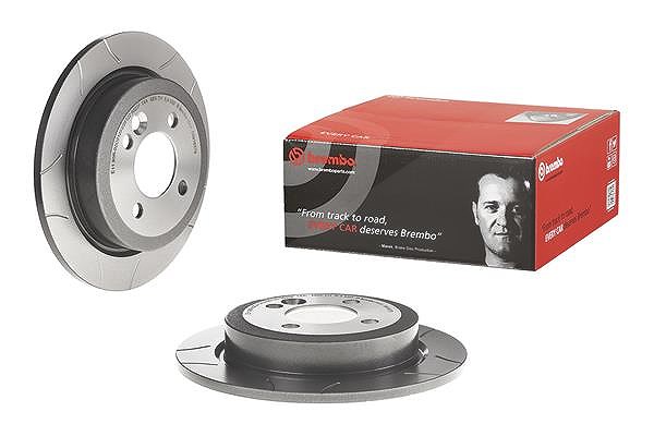 Brembo Bremsscheibe Hinterachse Voll [Hersteller-Nr. 08.9163.75] für Mini