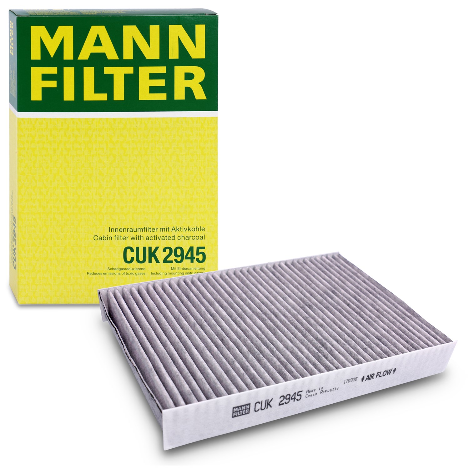 Mann-filter Filter, Innenraumluft [Hersteller-Nr. CUK2945] für Renault, Nissan