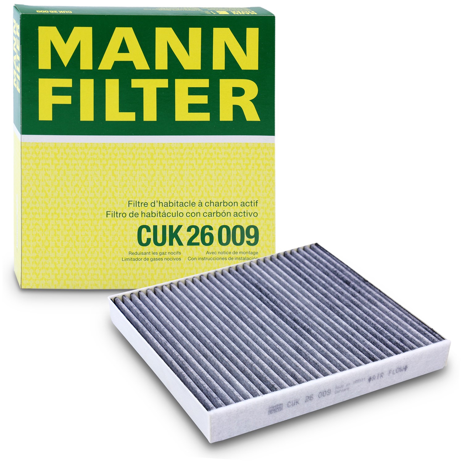 Mann-filter Filter, Innenraumluft [Hersteller-Nr. CUK26009] für Skoda, Ford, VW, Man, Seat, Cupra, Audi