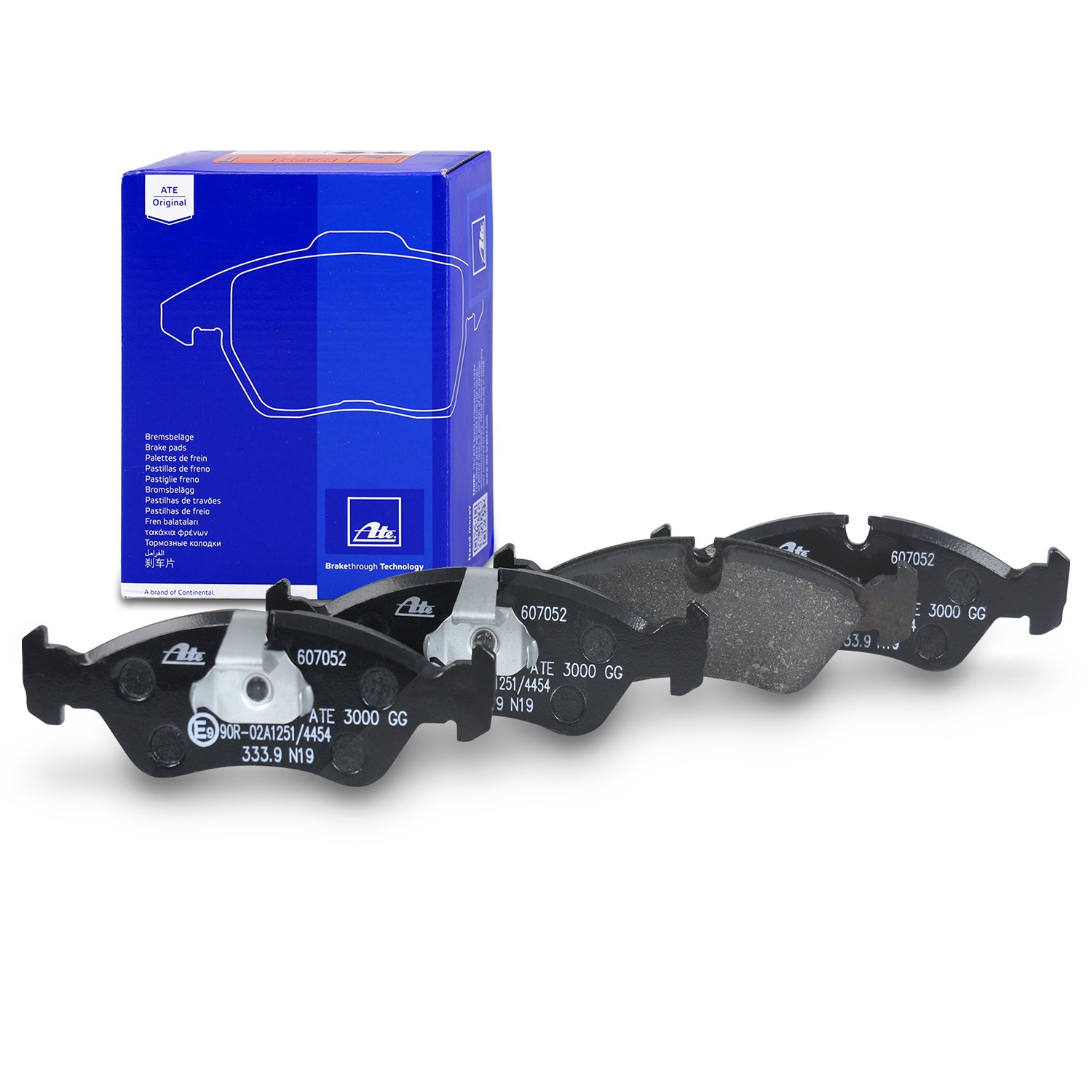Ate Bremsbelagsatz Vorderachse [Hersteller-Nr. 13.0460-7052.2] für Vauxhall, Chevrolet, Opel, Daewoo