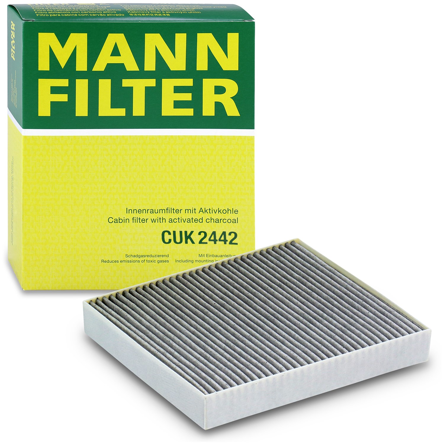 Mann-filter Filter, Innenraumluft [Hersteller-Nr. CUK2442] für Saab, Vauxhall, Buick, Cadillac, Chevrolet, Opel