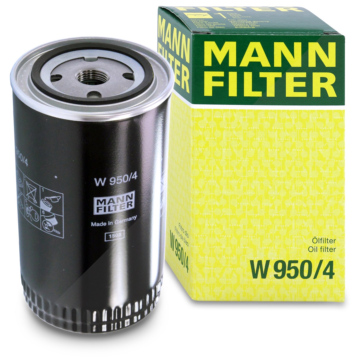 Mann-filter Ölfilter [Hersteller-Nr. W950/4] für Volvo, VW