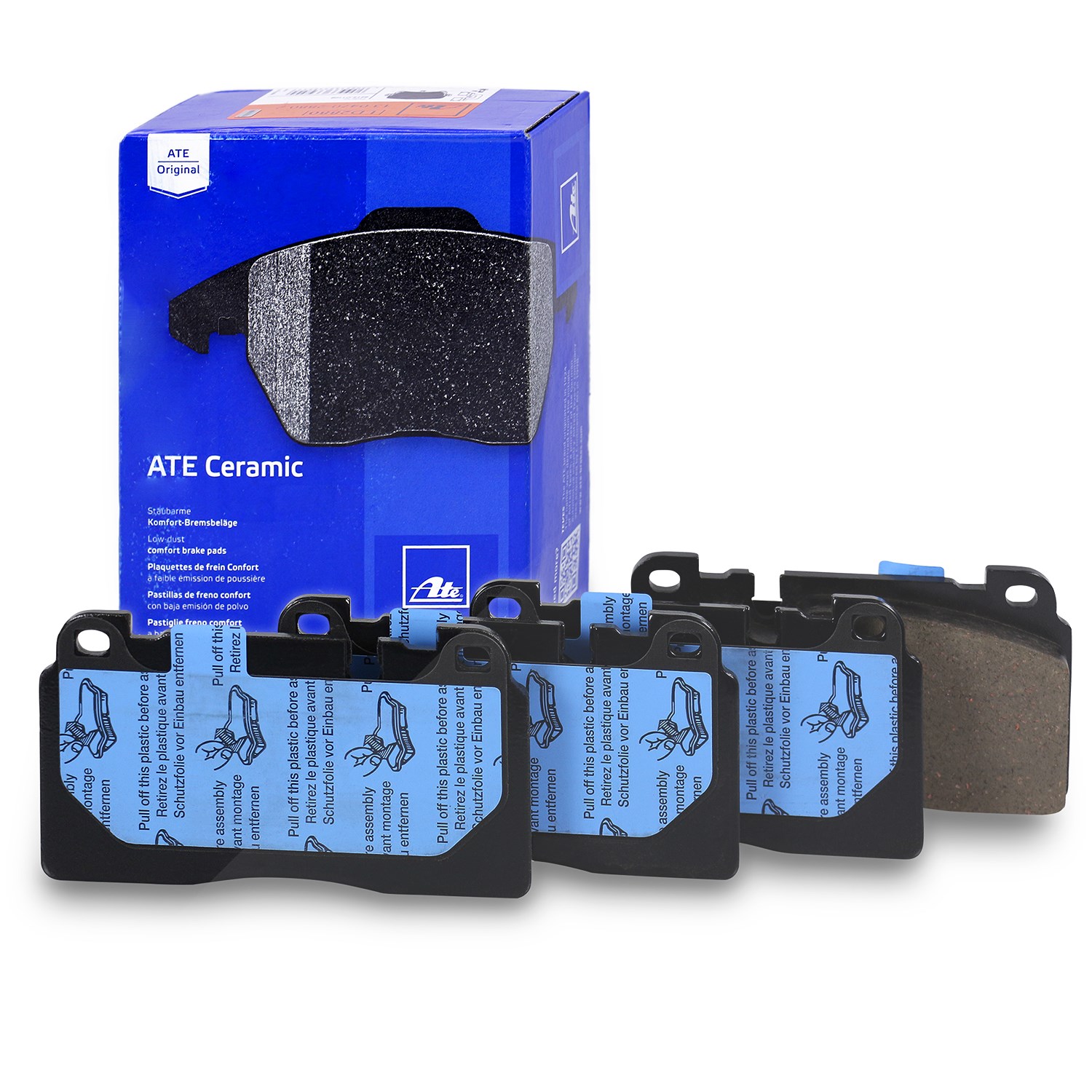 Ate CERAMIC Bremsbelagsatz vorne [Hersteller-Nr. 13.0470-4879.2] für Audi, Porsche