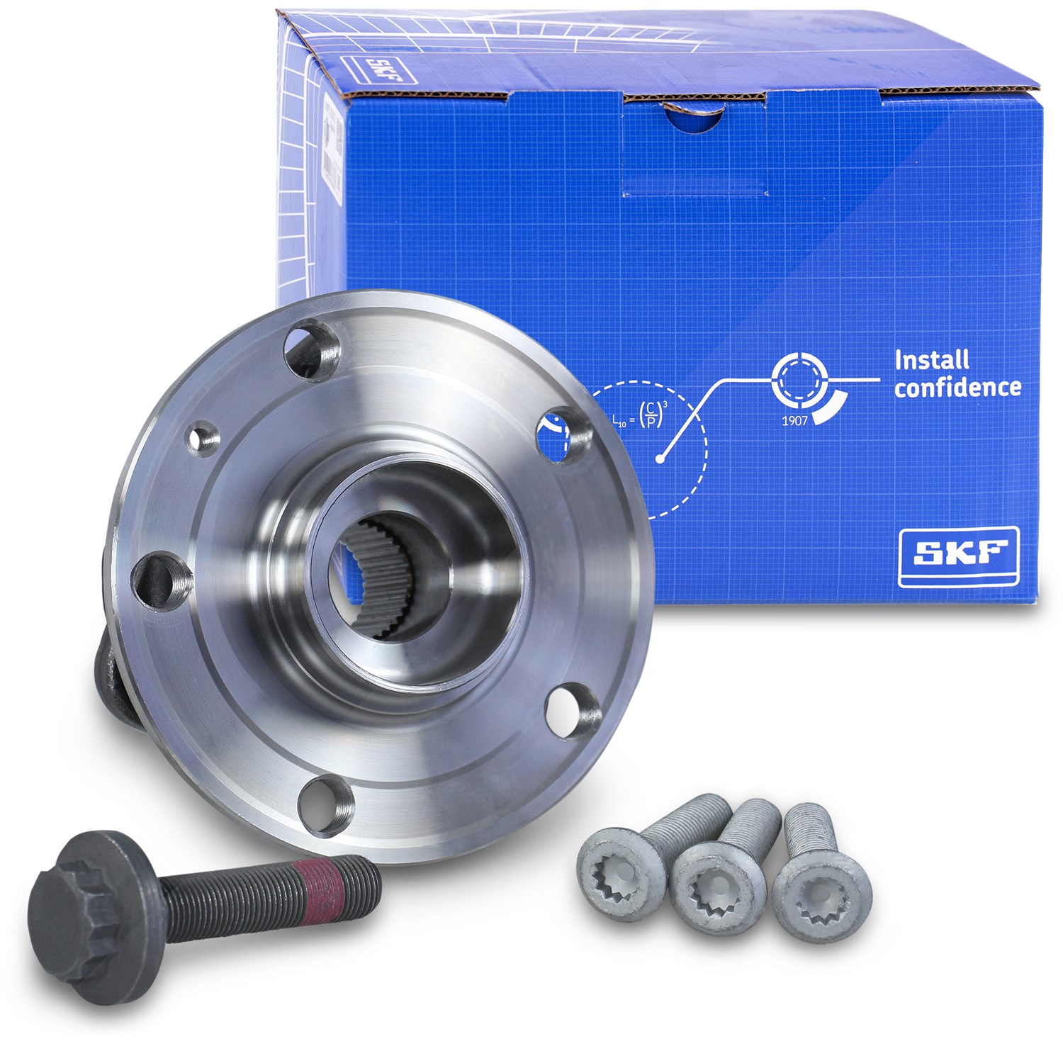 Skf Radlagersatz vorne oder hinten [Hersteller-Nr. VKBA7011] für Skoda, Audi, VW, Seat, Cupra