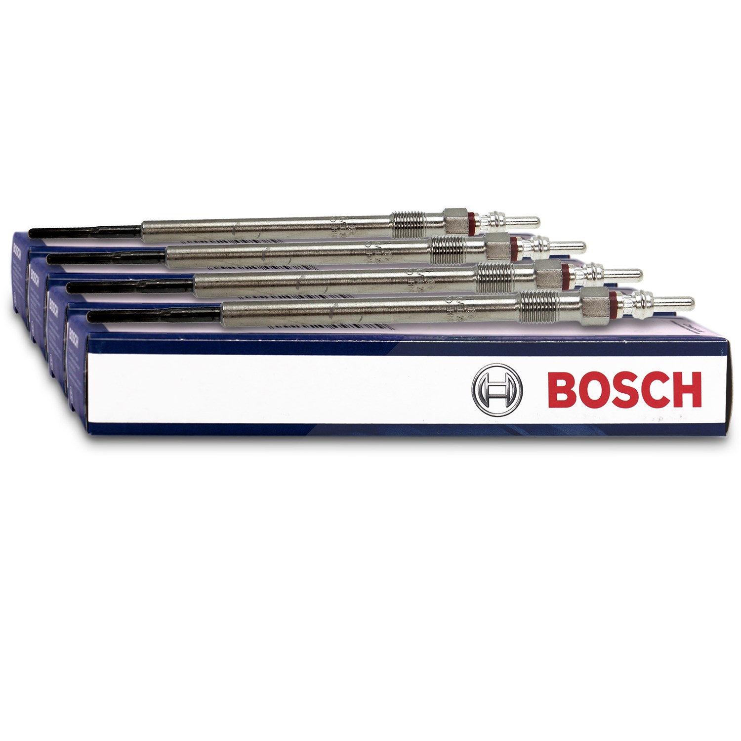 Bosch 4x Glühkerze Duraterm GLP196 [Hersteller-Nr. 0250403011] für Jeep, Suzuki, Lancia, Saab, Fiat, Opel, Alfa Romeo