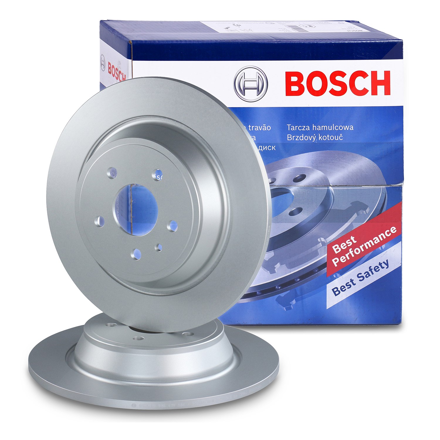 Bosch Bremsscheibe Hinterachse Voll [Hersteller-Nr. 0986479D86] für Ford