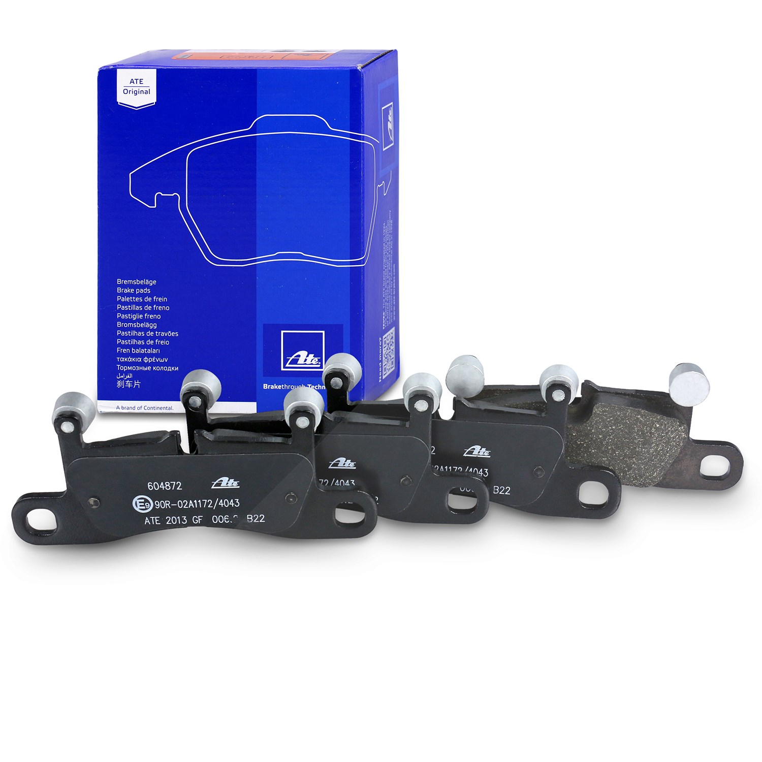 Ate Bremsbelagsatz hinten [Hersteller-Nr. 13.0460-4872.2] für Porsche, VW
