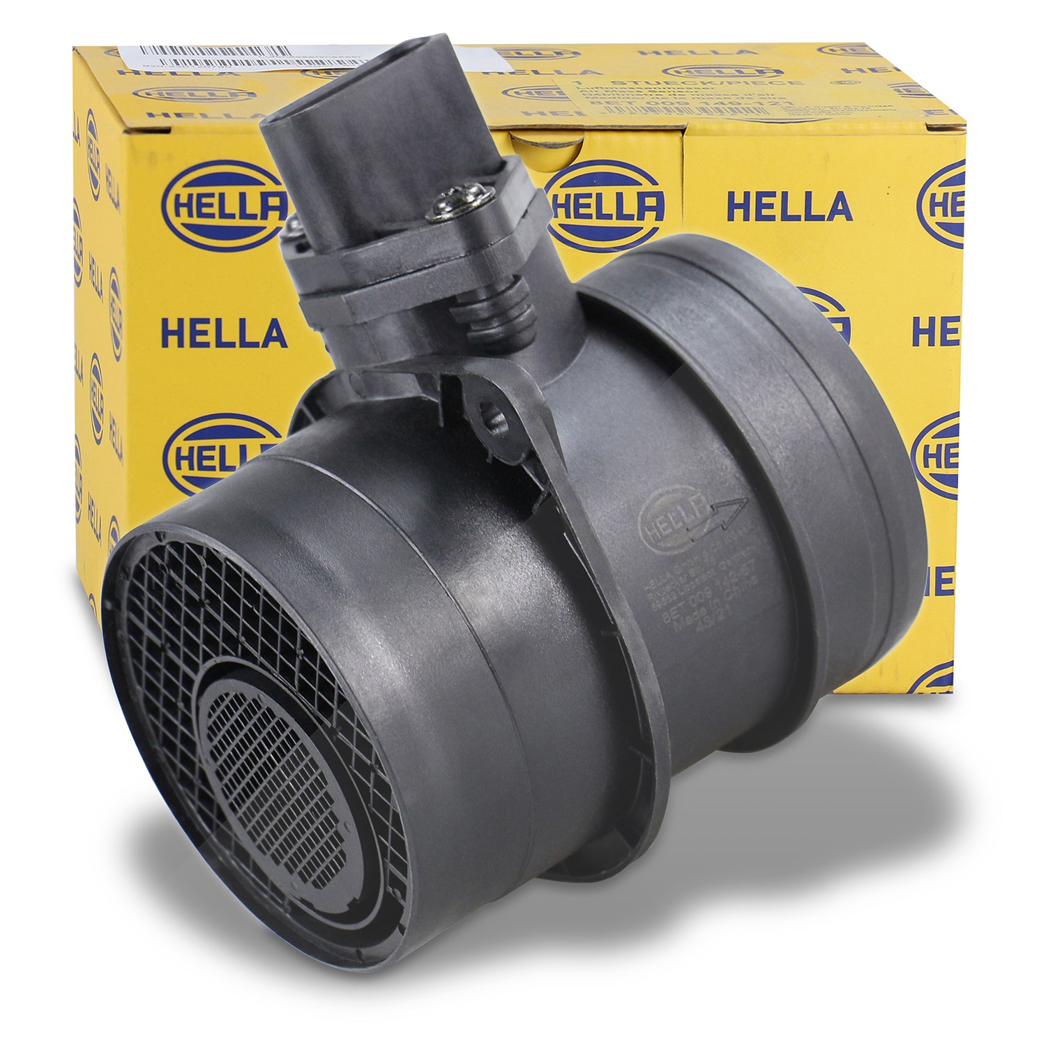 Hella Luftmassenmesser [Hersteller-Nr. 8ET009142-571] für Audi, VW, Seat, Ford, Skoda