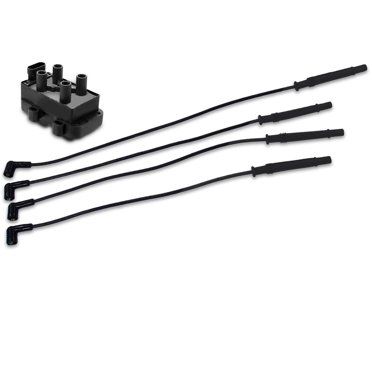 Bestprice Zündmodul + Zündkabelsatz 4-teilig [Hersteller-Nr. 31468273] für Renault