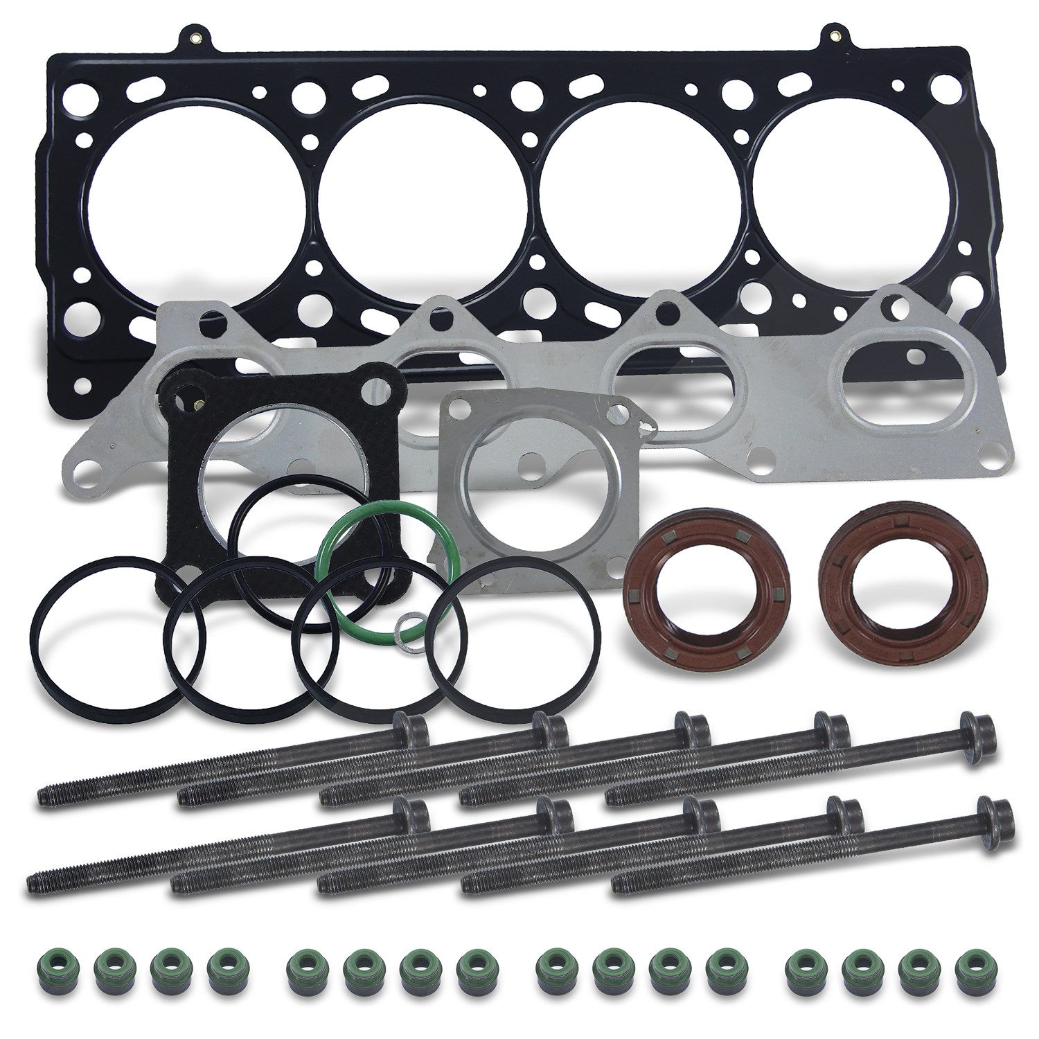 Bestprice Dichtungssatz, Zylinderkopf + Schraubensatz [Hersteller-Nr. 31473987] für Skoda, VW, Audi, Seat