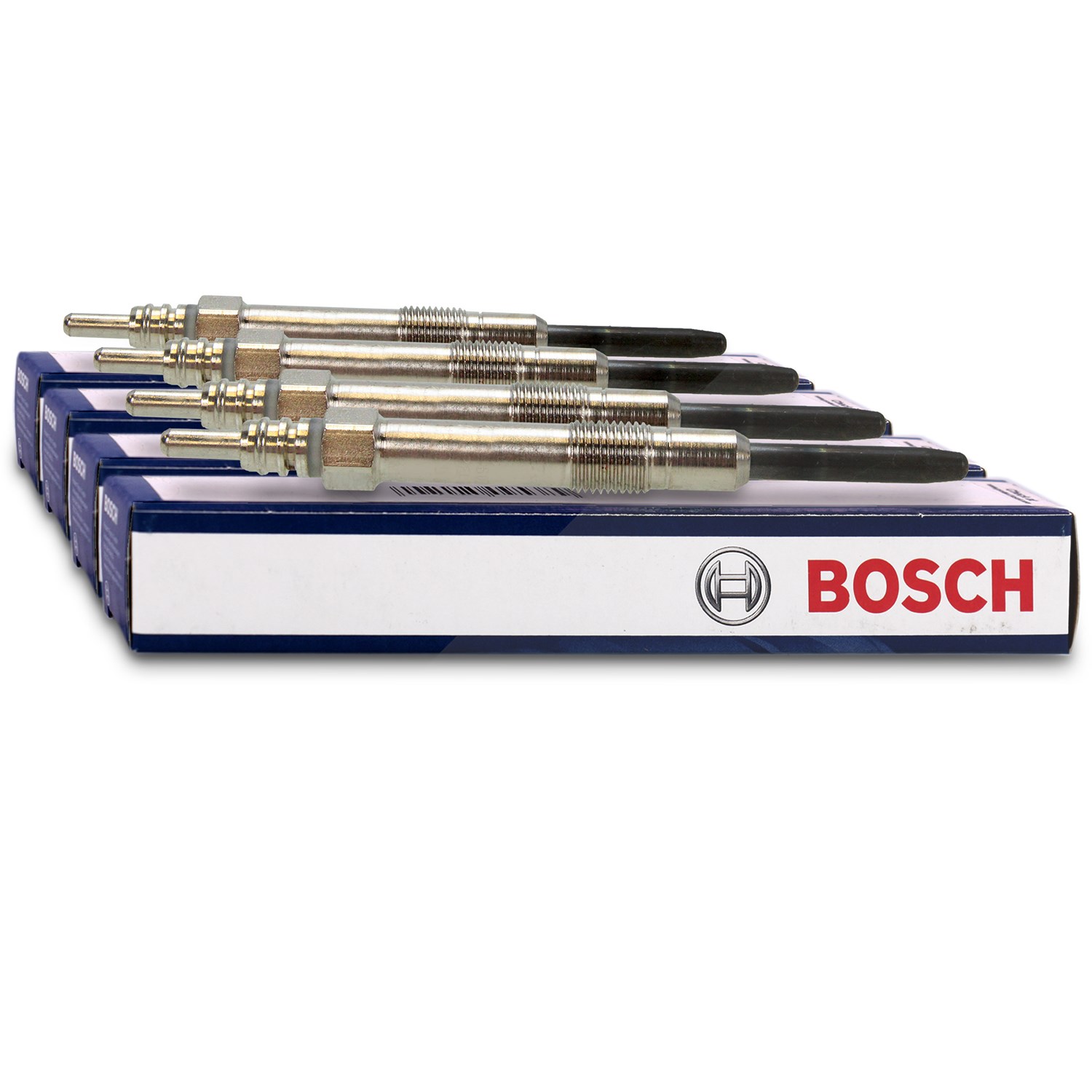 Bosch 4x Glühkerze Duraterm GLP066 [Hersteller-Nr. 0250202132] für Saab, Opel, Fiat, Alfa Romeo, Suzuki