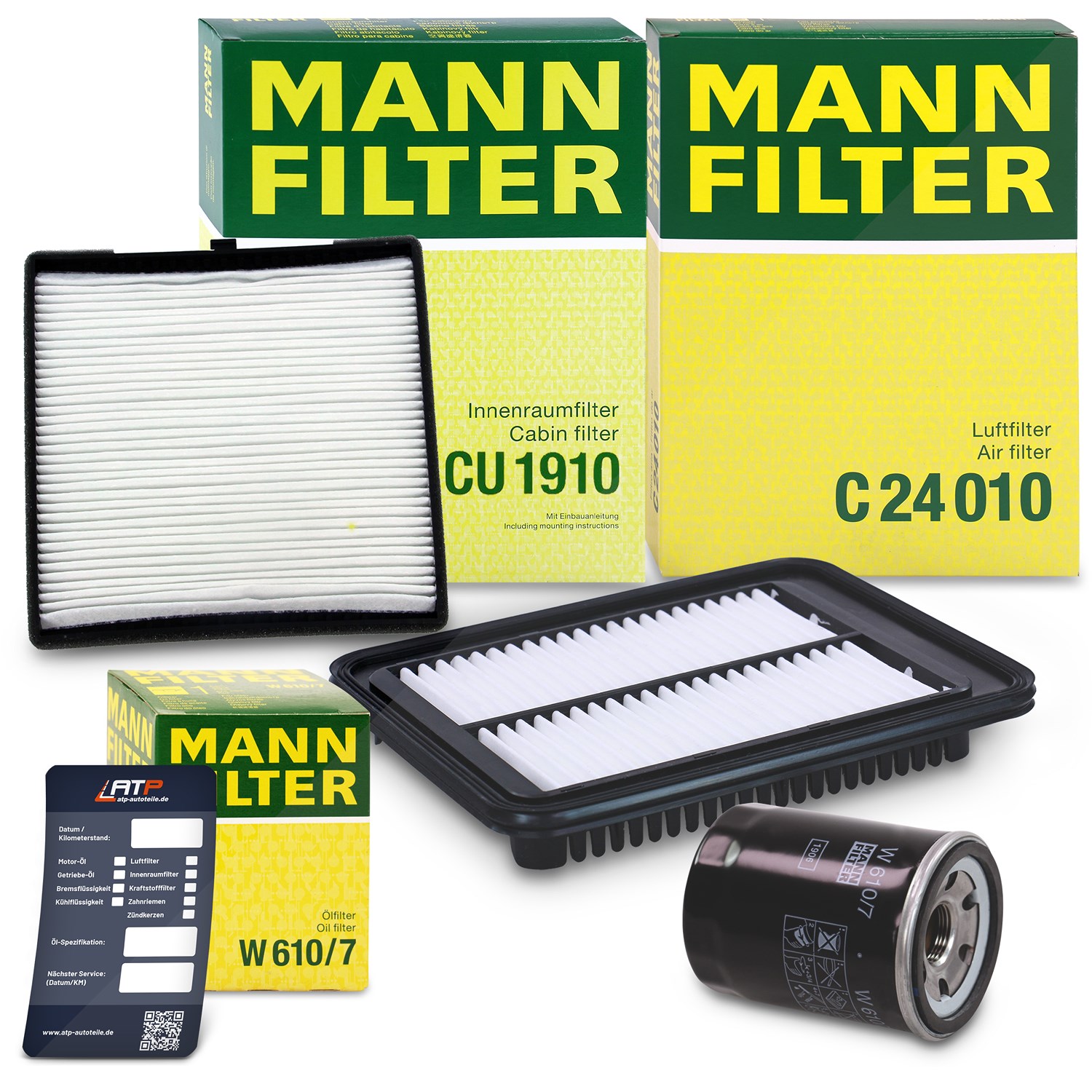 Mann-filter Inspektionspaket Filtersatz SET A [Hersteller-Nr. 10492794] für Hyundai