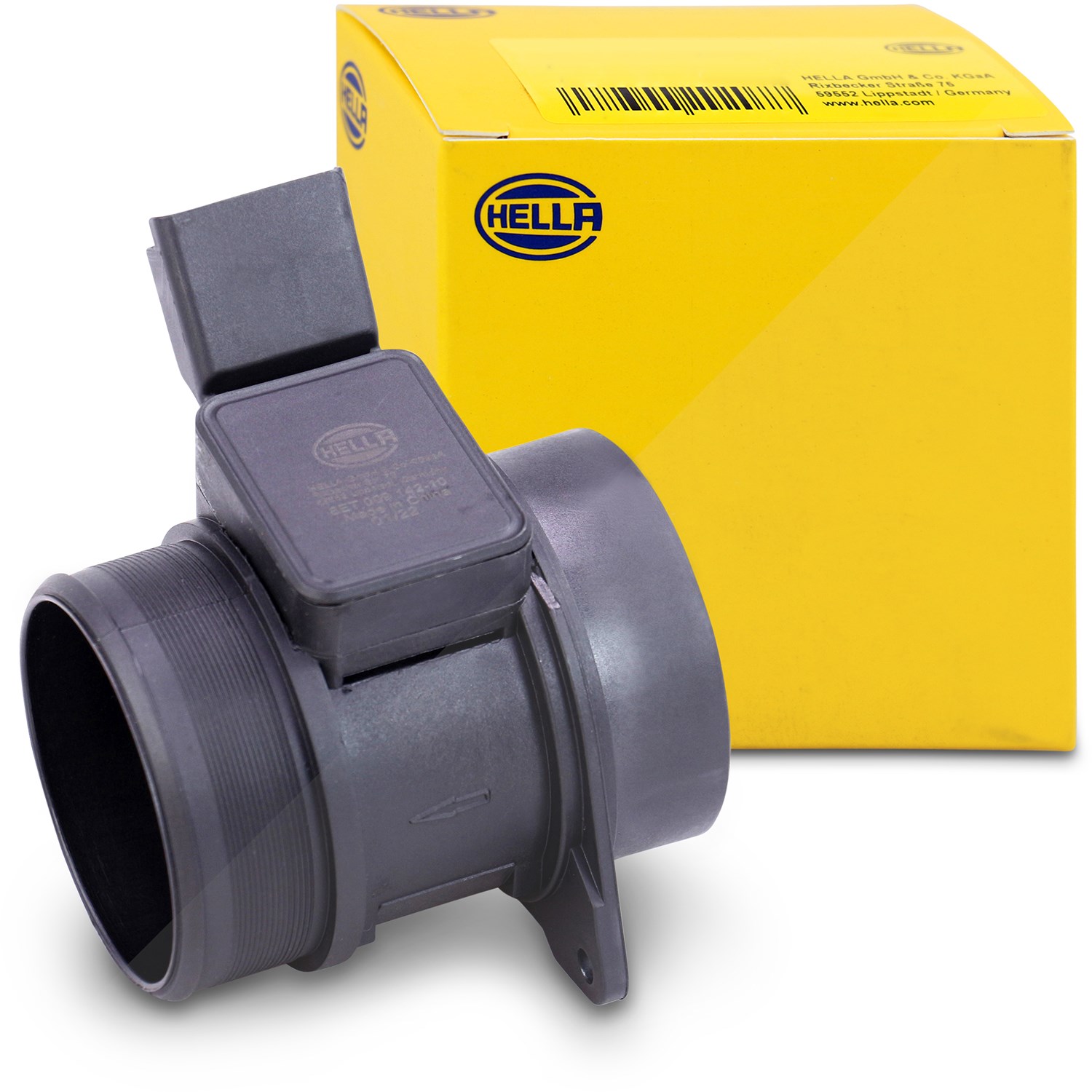Hella Luftmassenmesser [Hersteller-Nr. 8ET009142-101] für Fiat, Lancia, Peugeot, Citroën