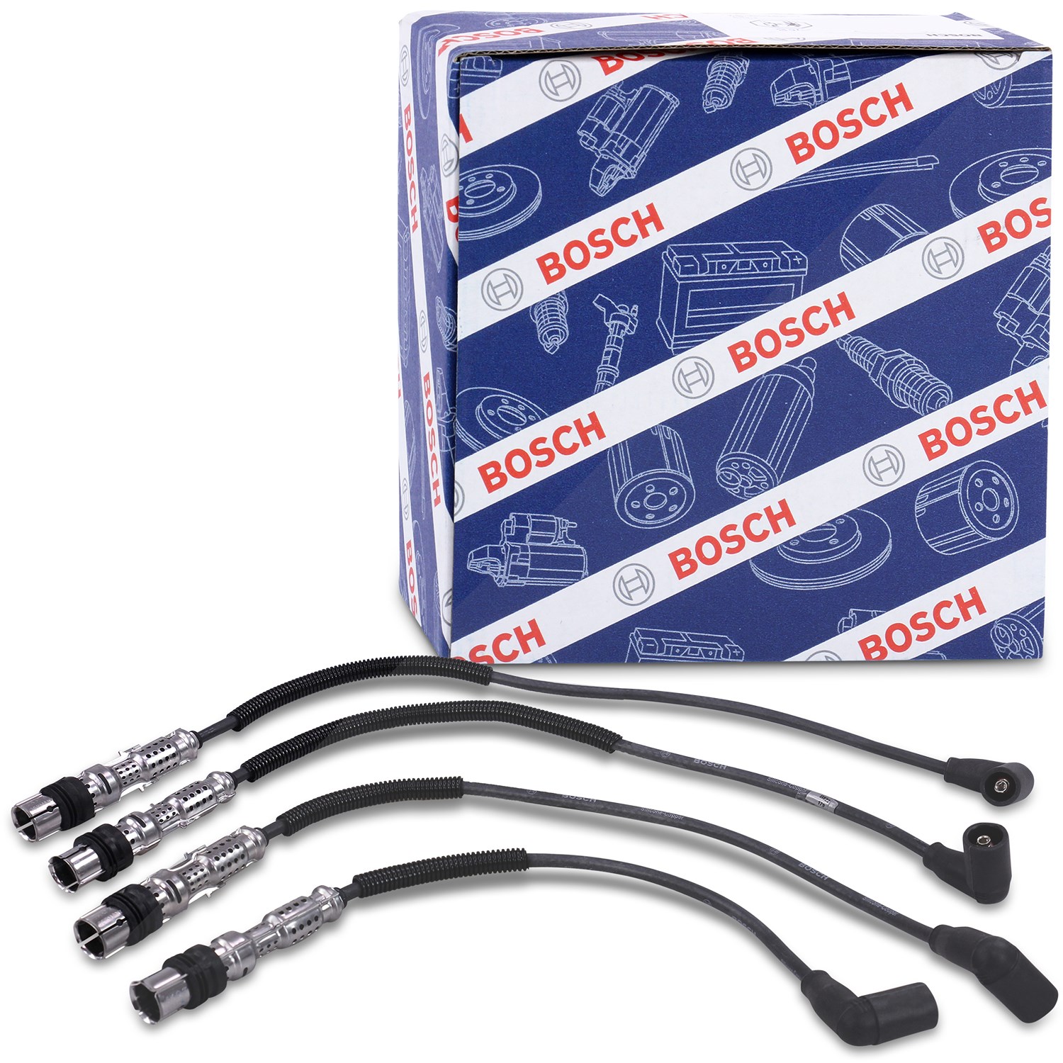Bosch Zündleitungssatz [Hersteller-Nr. 0986357822] für Audi, VW, Seat, Skoda