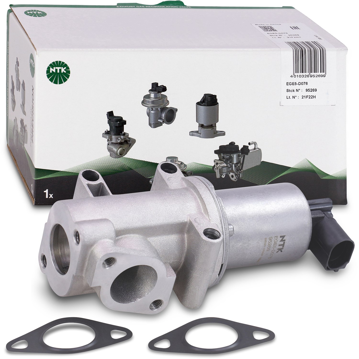Ntk AGR-Ventil [Hersteller-Nr. 95269] für Alfa Romeo, Vauxhall, Saab, Suzuki, Opel, Fiat
