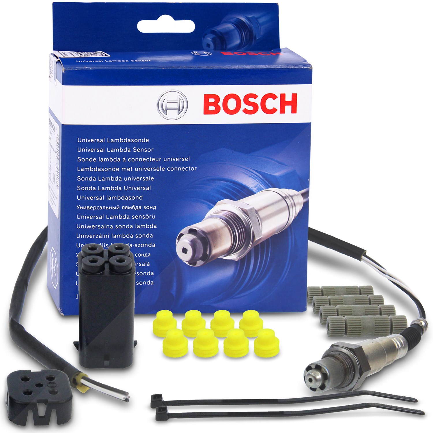 Bosch Lambdasonde [Hersteller-Nr. 0258986615] für Rover, Seat, Bentley, Saab, Lancia, Opel, Geely, Iran Khodro, Peugeot, Abarth, Ford, VW, Volvo, Land