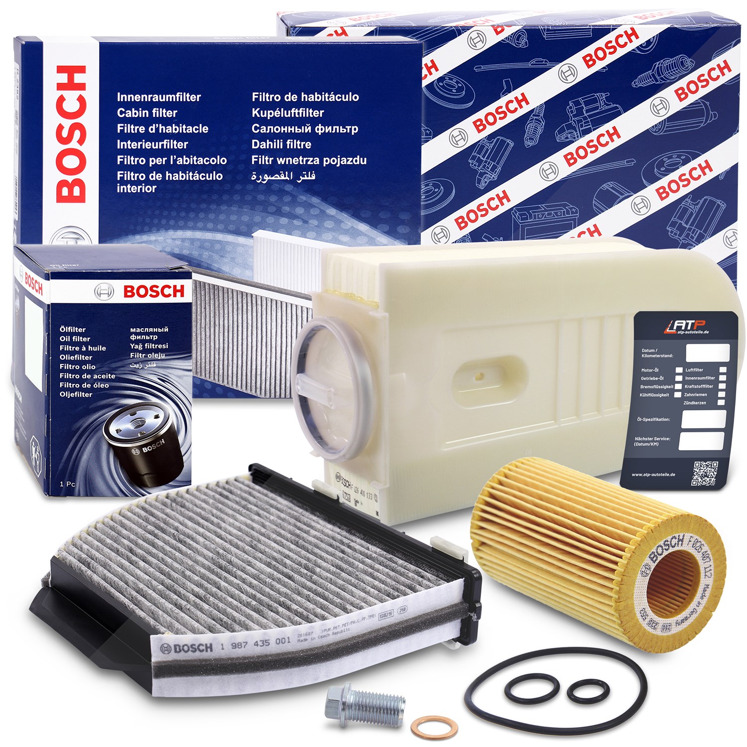 Bosch Inspektionspaket Filtersatz SET A [Hersteller-Nr. 10492342] für Mercedes-Benz