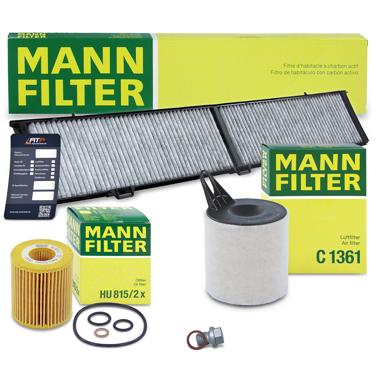 Mann-filter Inspektionspaket Filtersatz SET A [Hersteller-Nr. 10491192] für BMW