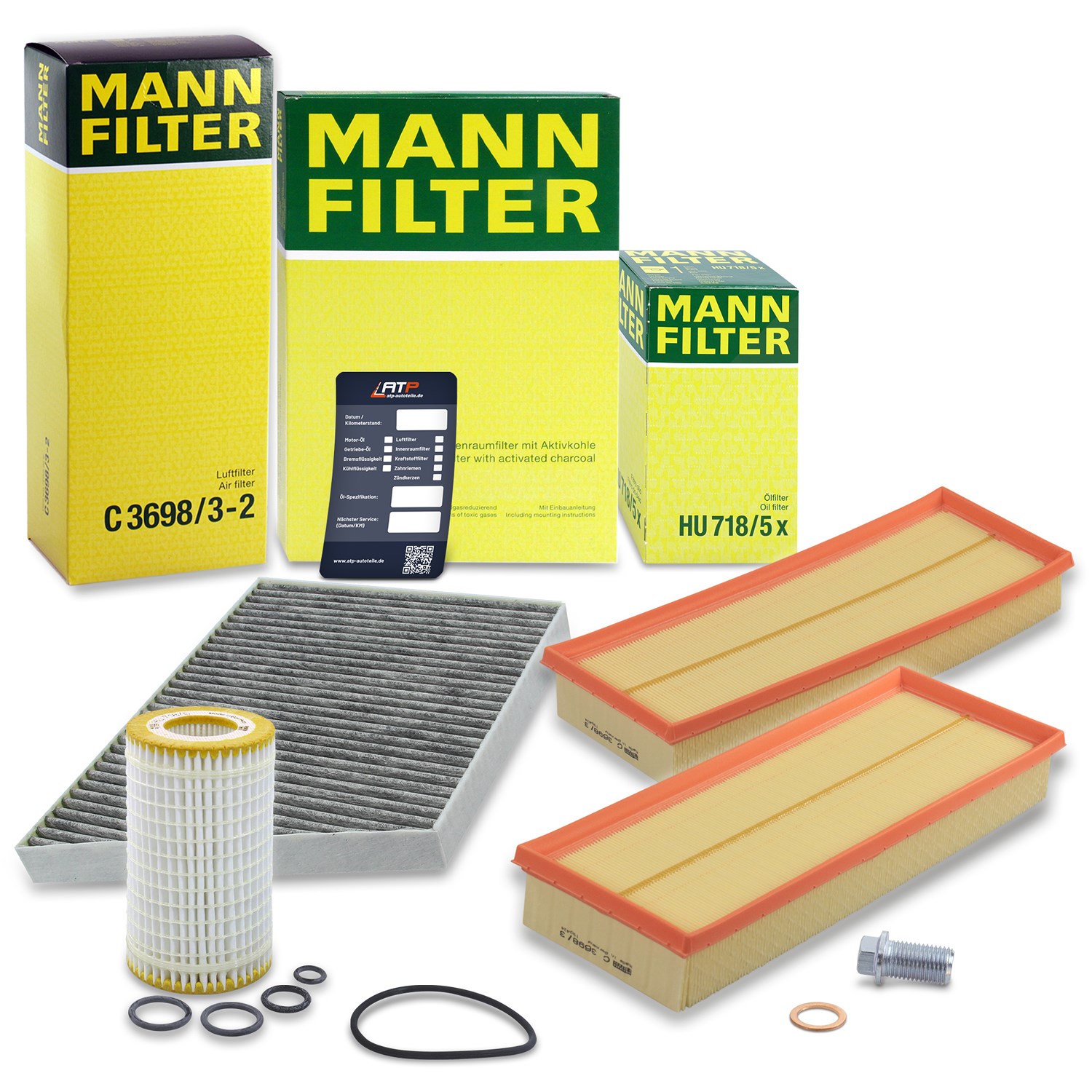 Mann-filter Inspektionspaket Filtersatz SET A [Hersteller-Nr. 10492620] für Mercedes-Benz