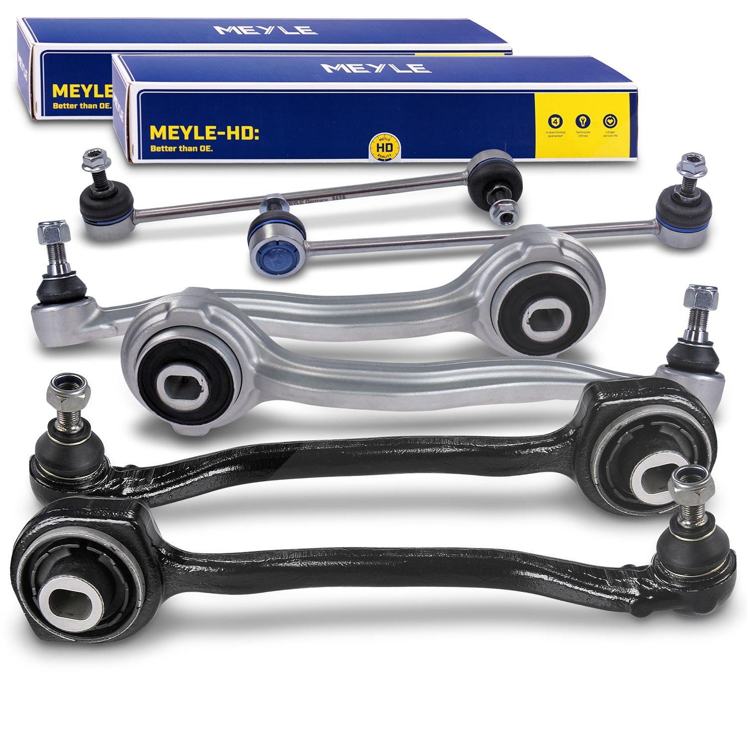 Bestprice 4x Querlenker + MEYLE Koppelstangen vorne [Hersteller-Nr. 40379342] für Mercedes-Benz
