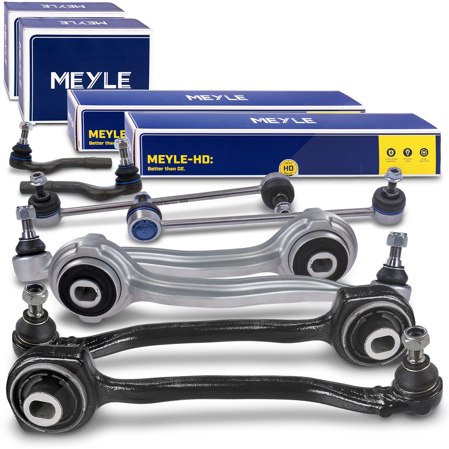 Bestprice Querlenker-Satz 8-tlg. inkl. MEYLE Fahrwerksteile vorne [Hersteller-Nr. 40379344] für Mercedes-Benz