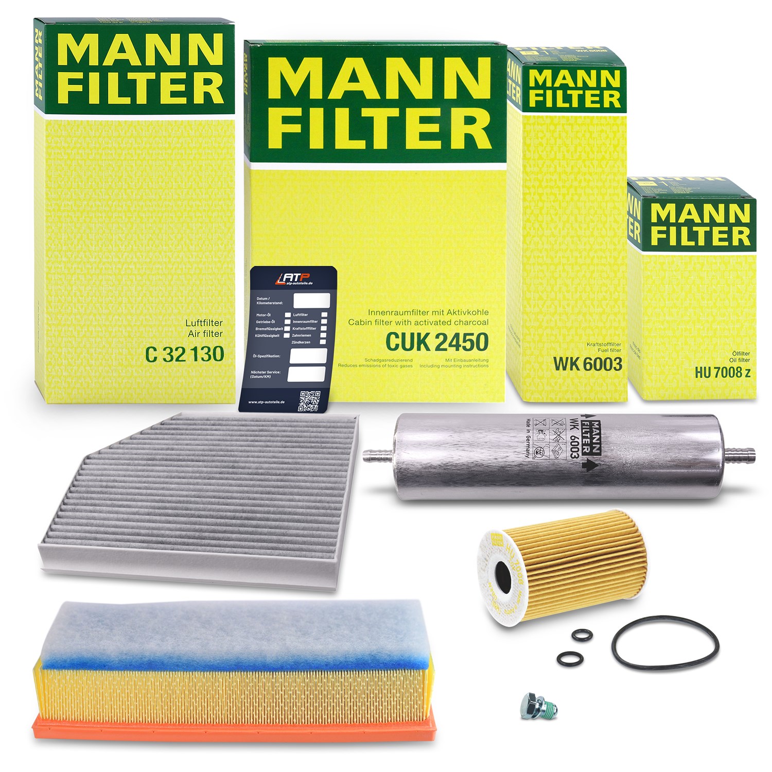 Mann-filter Inspektionspaket Filtersatz SET B [Hersteller-Nr. 10492564] für Audi