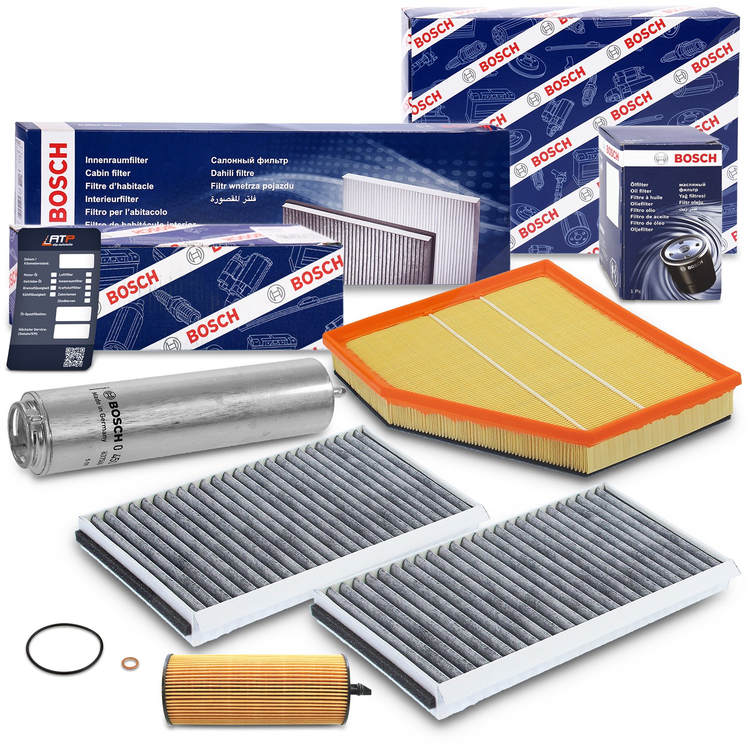 Bosch Inspektionspaket Filtersatz SET B [Hersteller-Nr. 10491159] für BMW