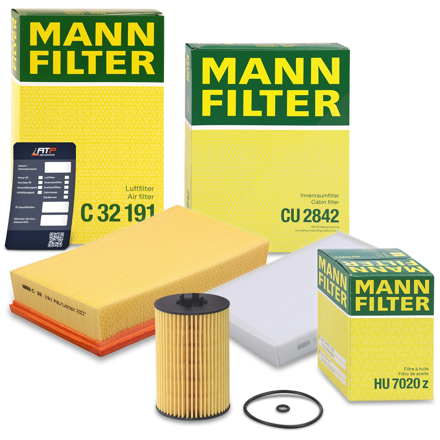 Mann-filter Inspektionspaket Filtersatz SET A [Hersteller-Nr. 10493054] für VW