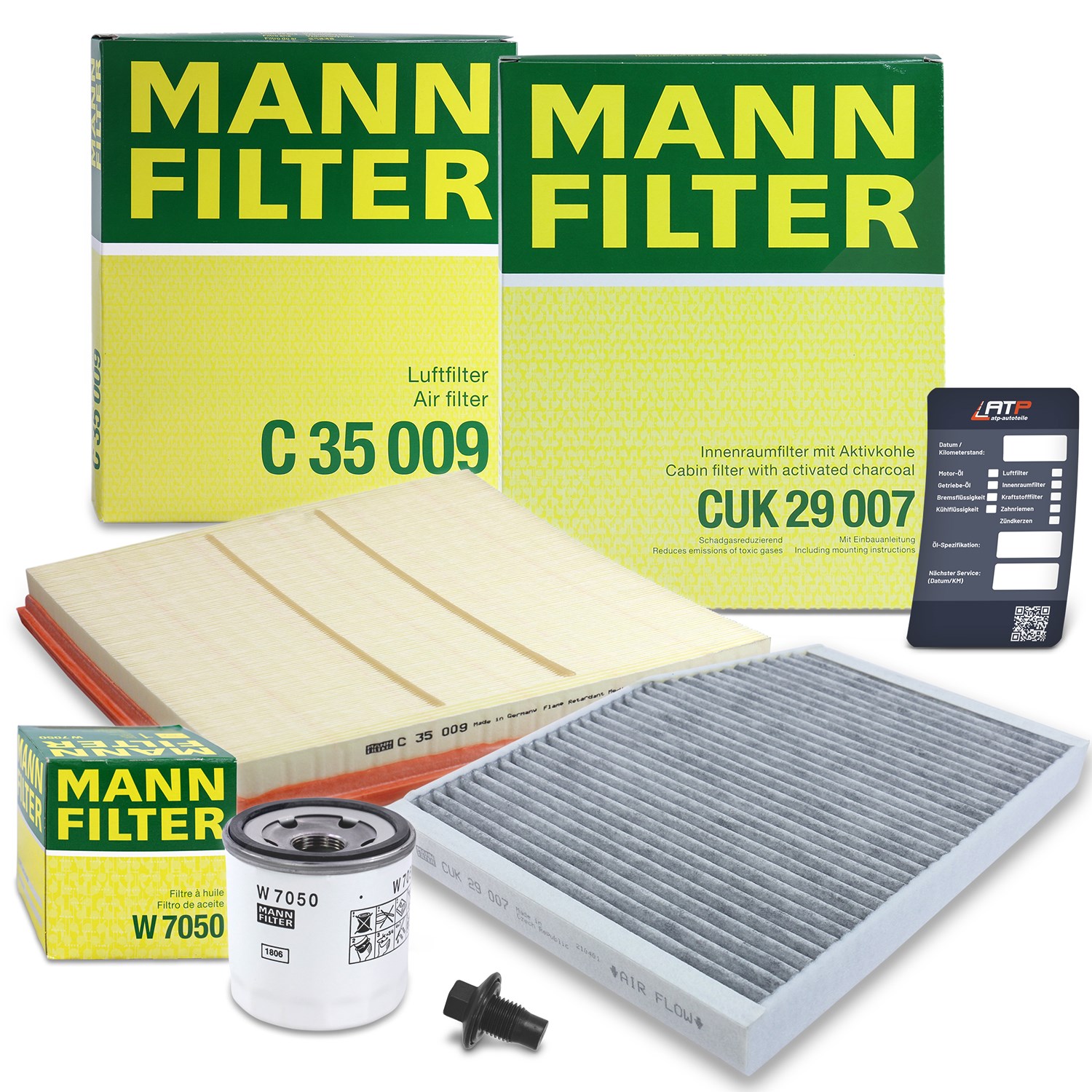 Mann-filter Inspektionspaket Filtersatz SET A [Hersteller-Nr. 40369817] für Ford