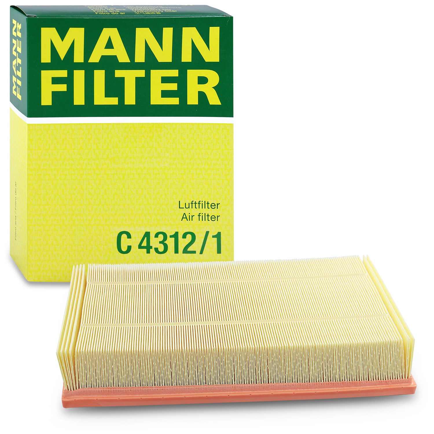 Mann-filter Luftfilter [Hersteller-Nr. C4312/1] für Mercedes-Benz, VW