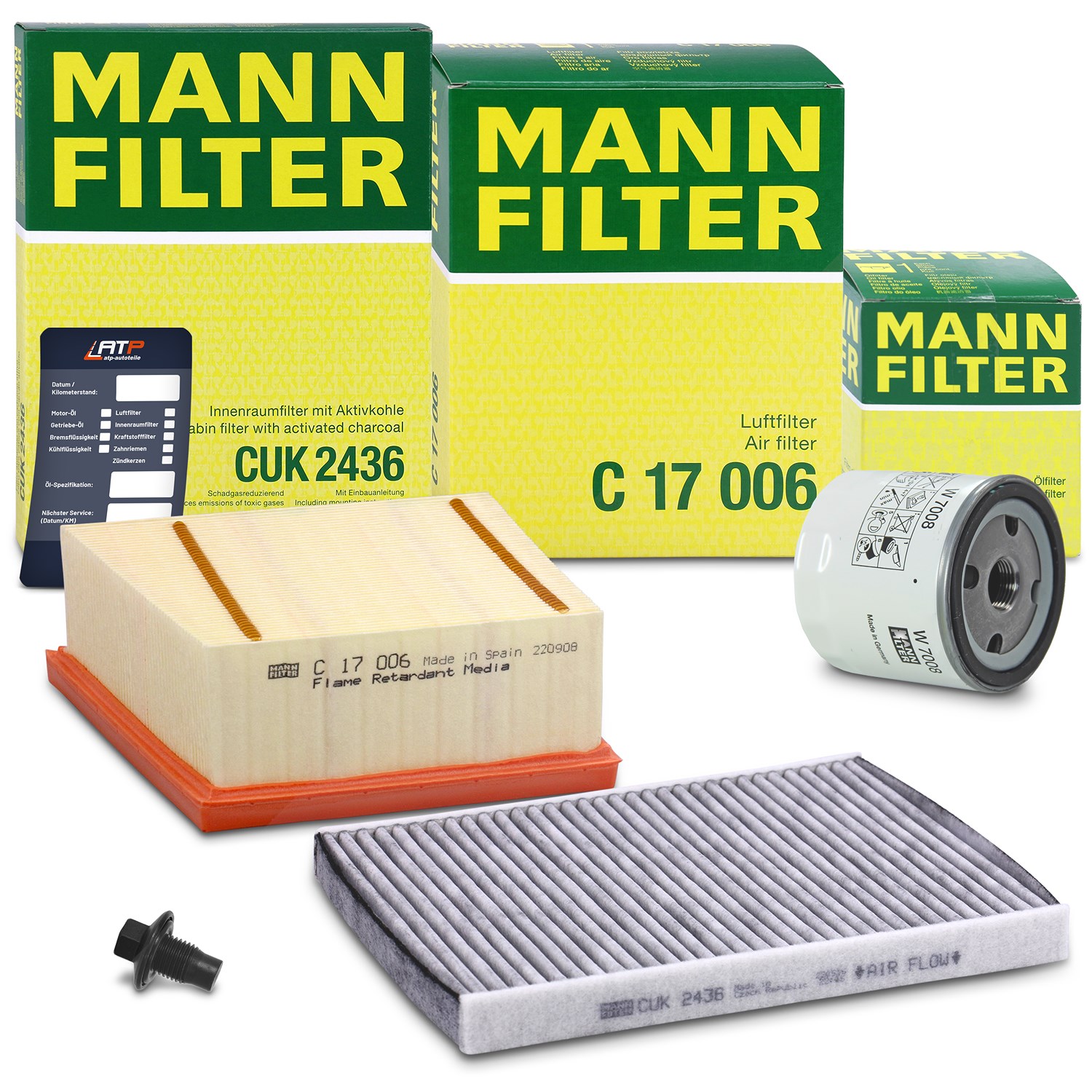 Mann-filter Inspektionspaket Filtersatz SET A [Hersteller-Nr. 10492368] für Ford