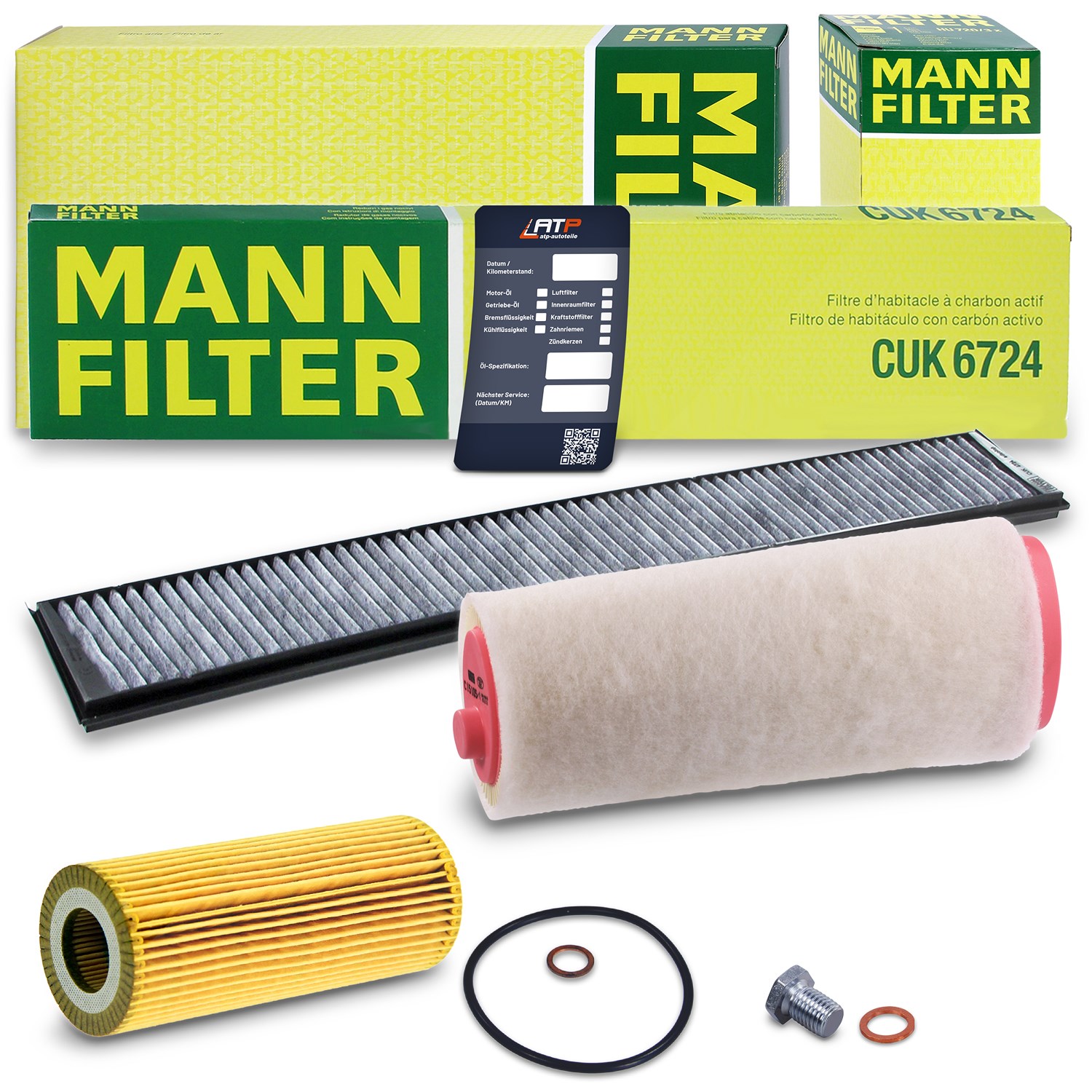 Mann-filter Inspektionspaket Filtersatz SET A [Hersteller-Nr. 10491202] für BMW