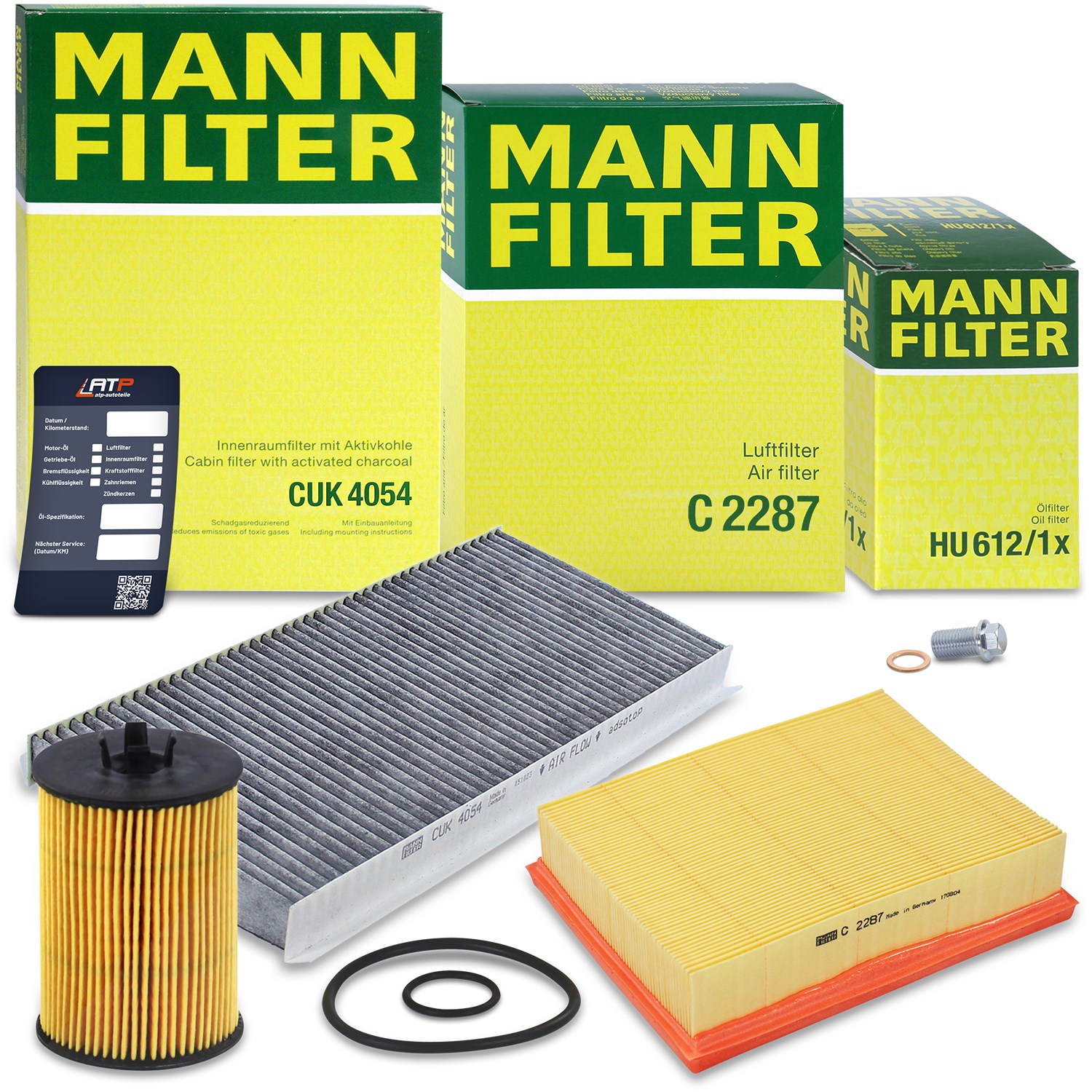 Mann-filter Inspektionspaket Filtersatz SET A [Hersteller-Nr. 10492402] für Mercedes-Benz