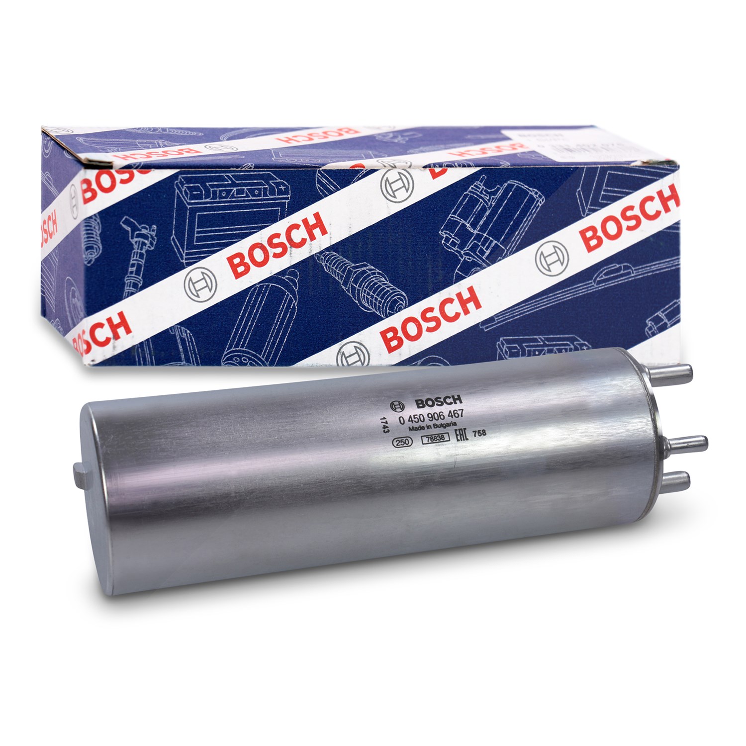 Bosch Kraftstofffilter [Hersteller-Nr. 0450906467] für VW