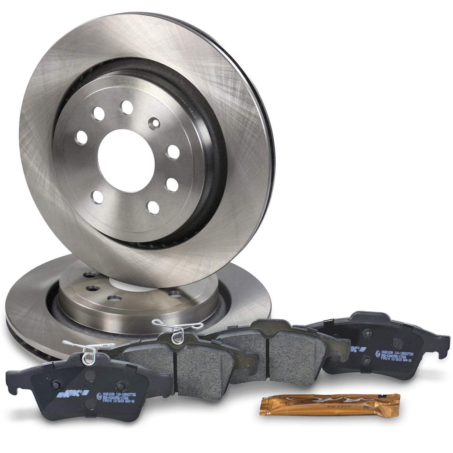 Bestprice Satz Bremsscheiben+Bremsbeläge HA BELÜFTET [Hersteller-Nr. 10601098] für Saab, Opel