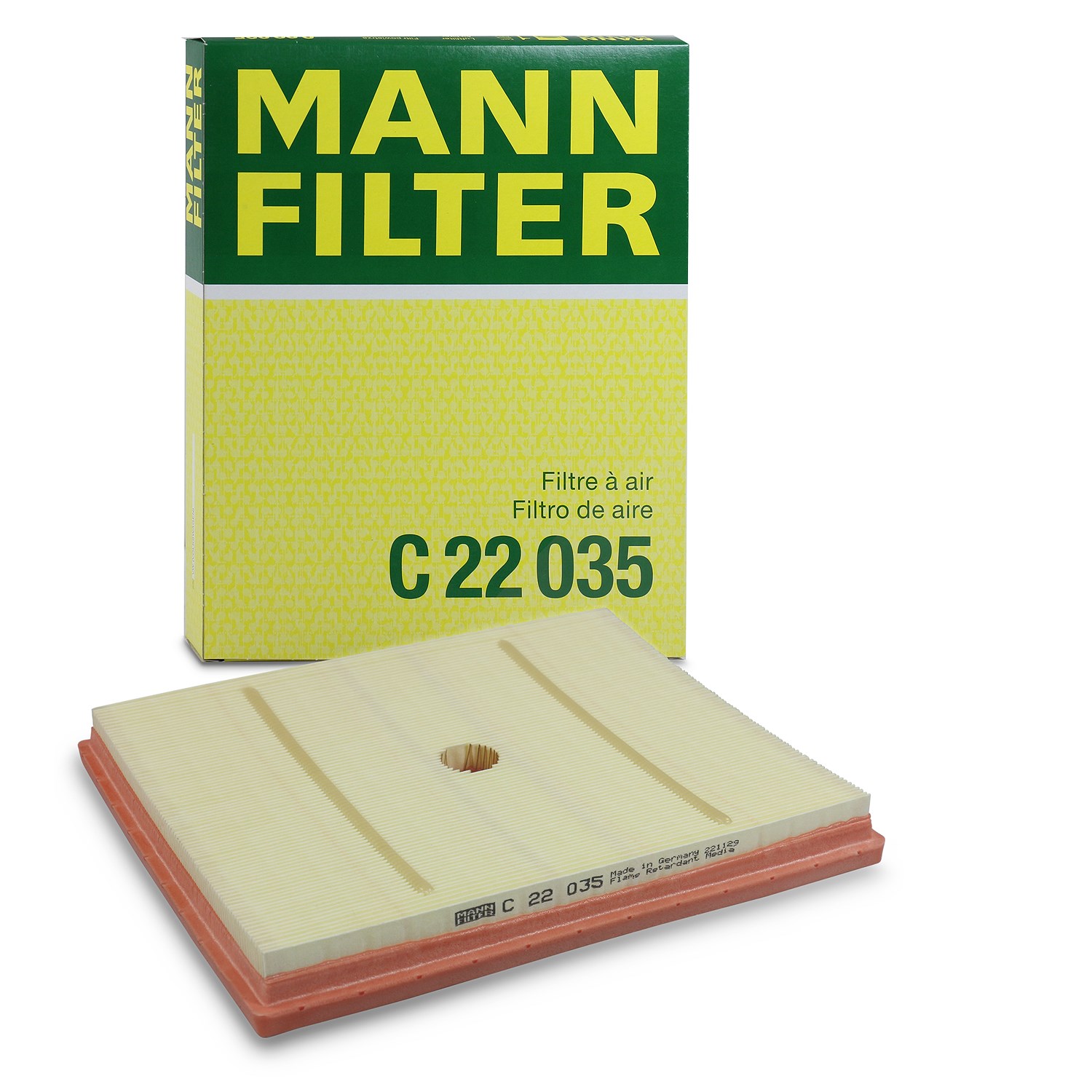 Mann-filter Luftfilter [Hersteller-Nr. C22035] für Audi, VW, Seat, Skoda