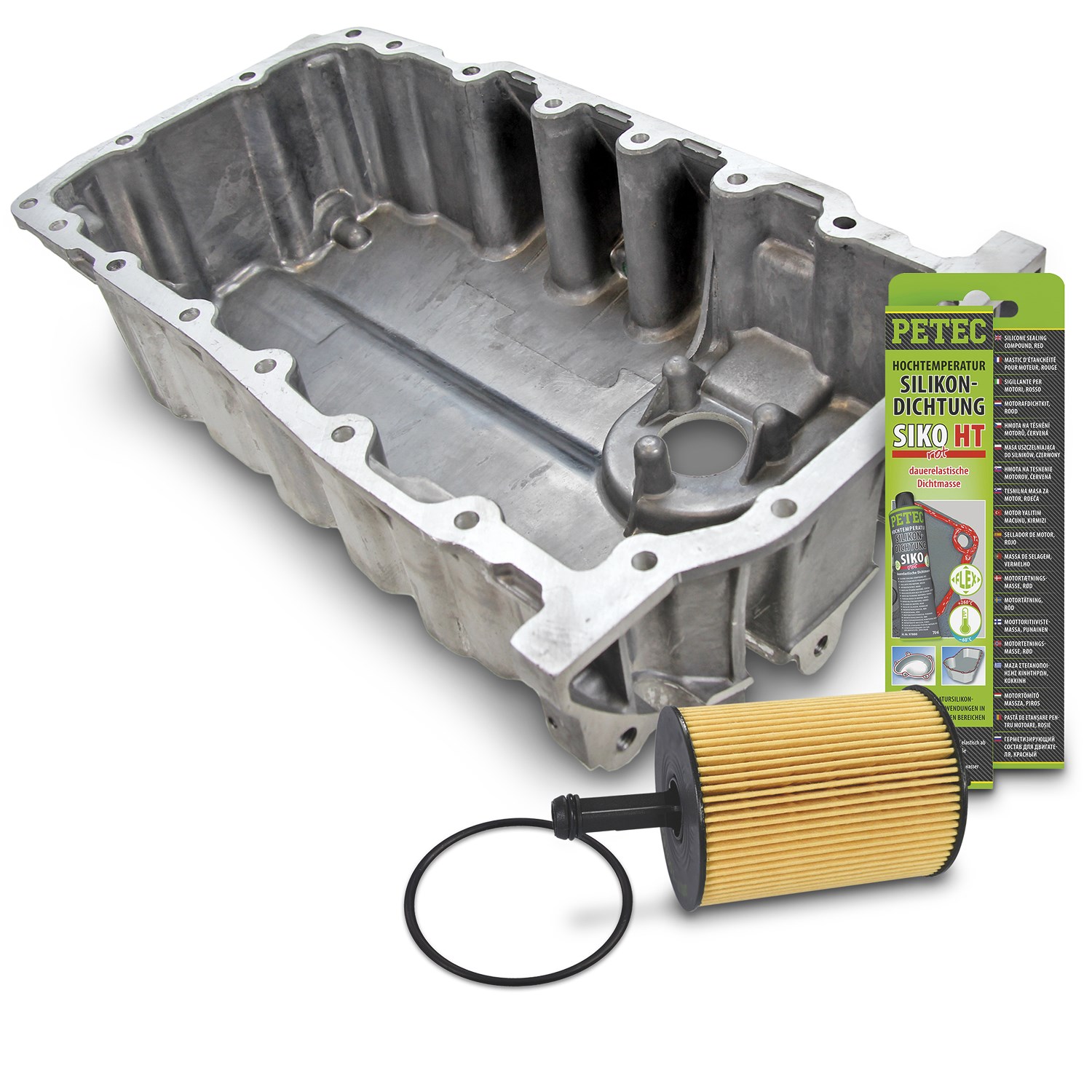 Bestprice Ölwanne + Filter + Dichtung [Hersteller-Nr. 10710893] für Seat, Audi, Skoda, VW