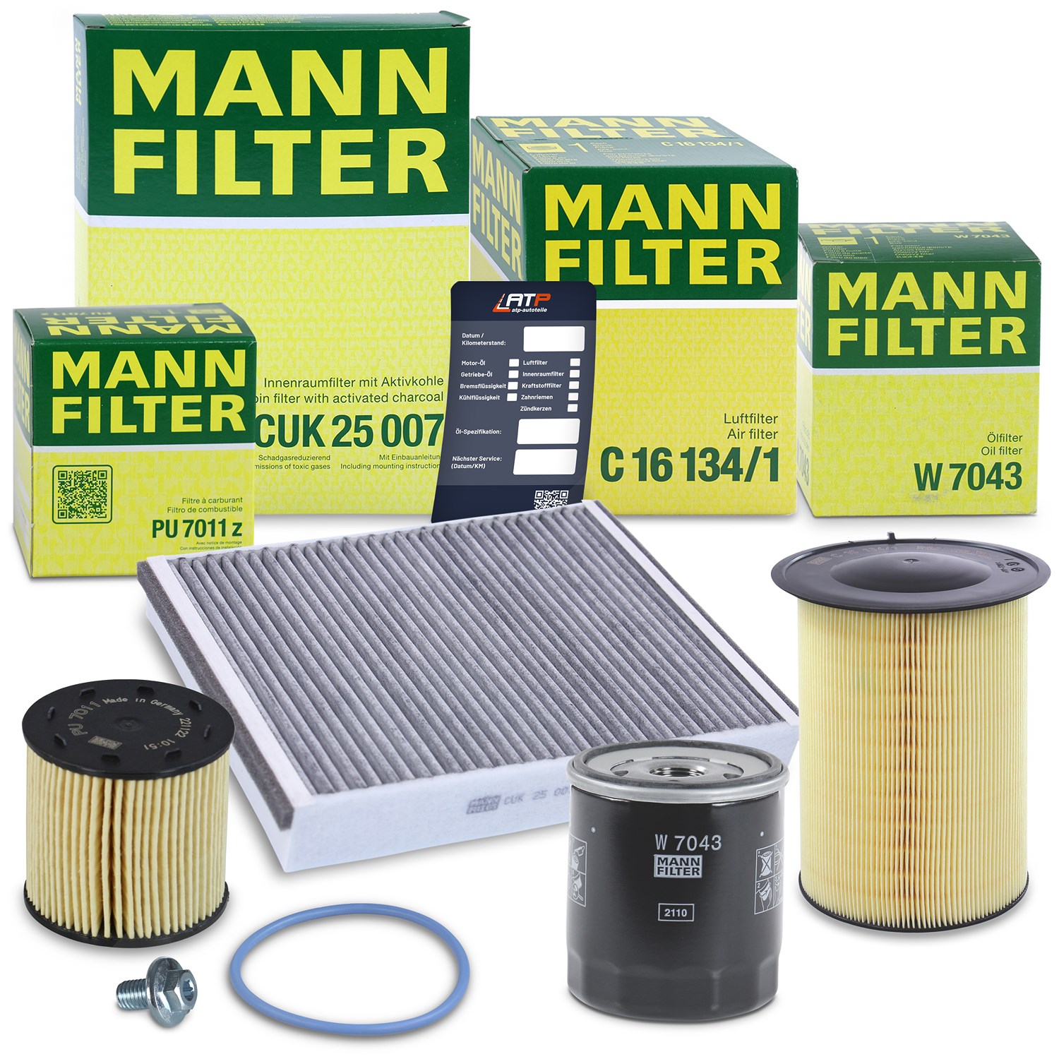 Mann-filter Inspektionspaket Set B [Hersteller-Nr. 40514057] für Ford