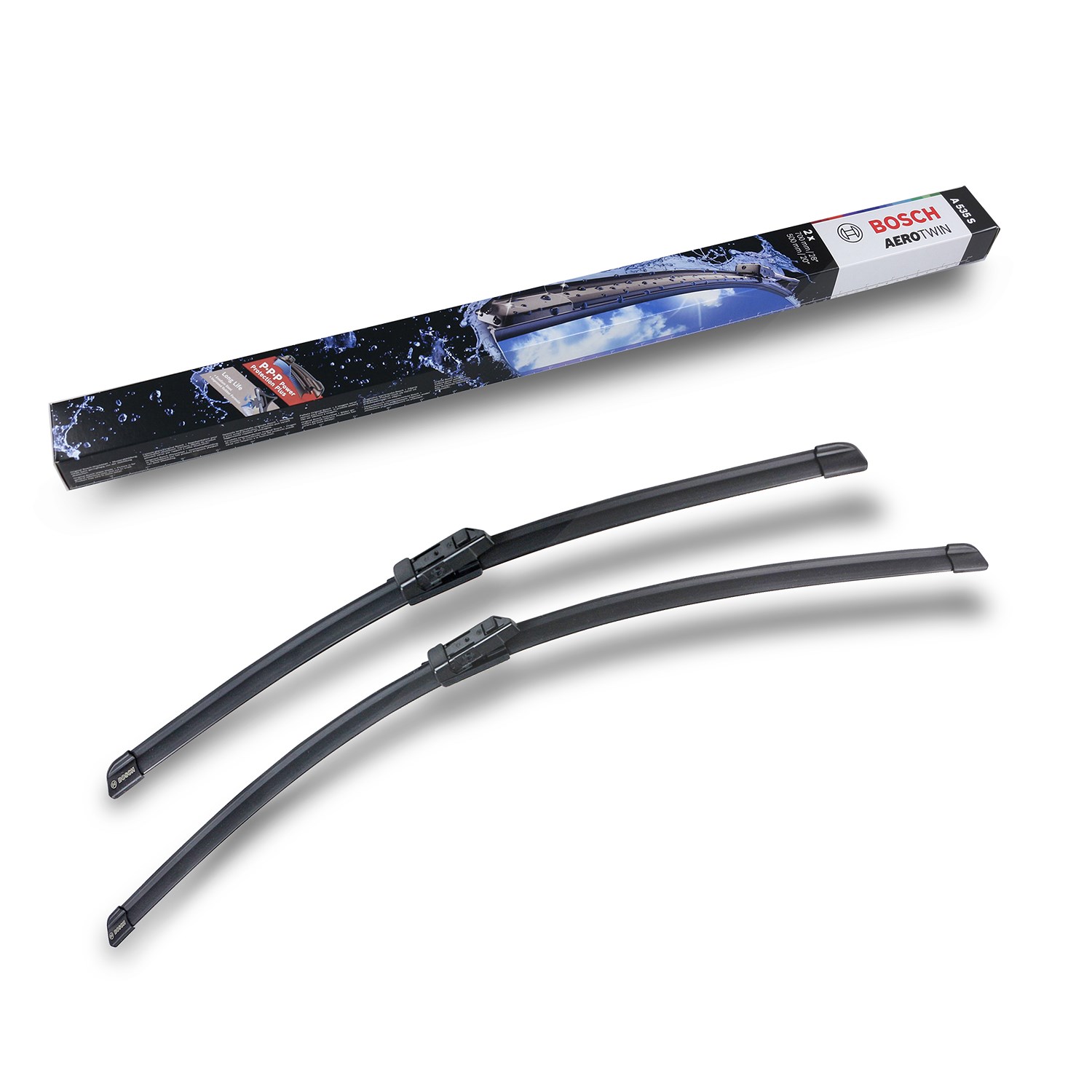 Bosch Wischerblatt Aerotwin ­A535S vorne [Hersteller-Nr. 3397014535] für Audi
