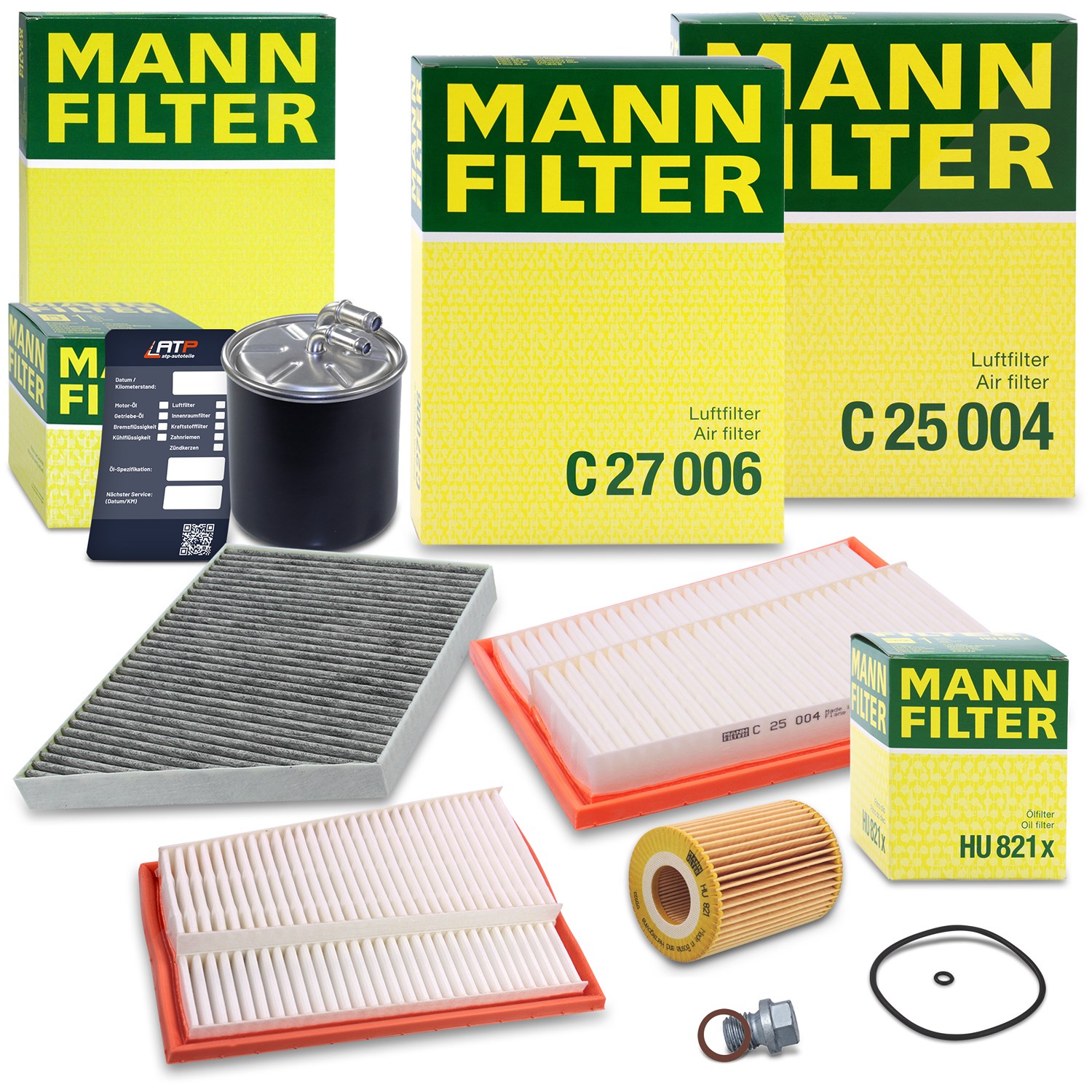 Mann-filter Inspektionspaket Filtersatz SET B [Hersteller-Nr. 10492625] für Mercedes-Benz