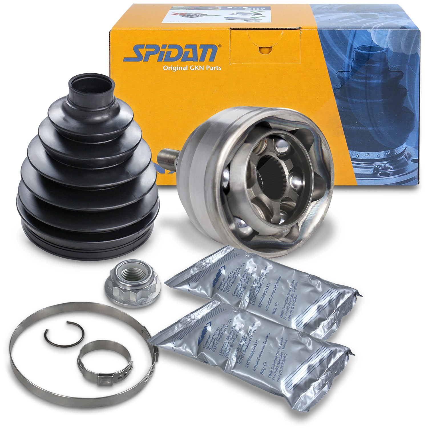 Spidan Gelenksatz Antriebswelle radseitig [Hersteller-Nr. 23981] für Seat, VW