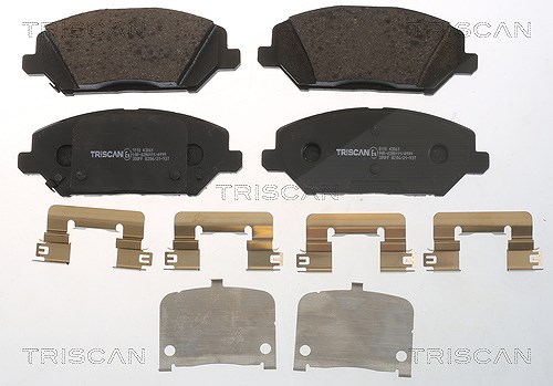 Triscan Bremsbeläge vorne (Satz) [Hersteller-Nr. 811043061] für Hyundai, Kia