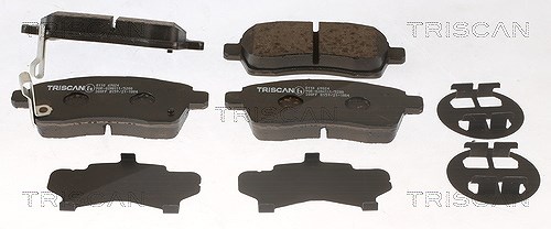 Triscan Bremsbelagsatz, Scheibenbremse [Hersteller-Nr. 811069024] für Suzuki